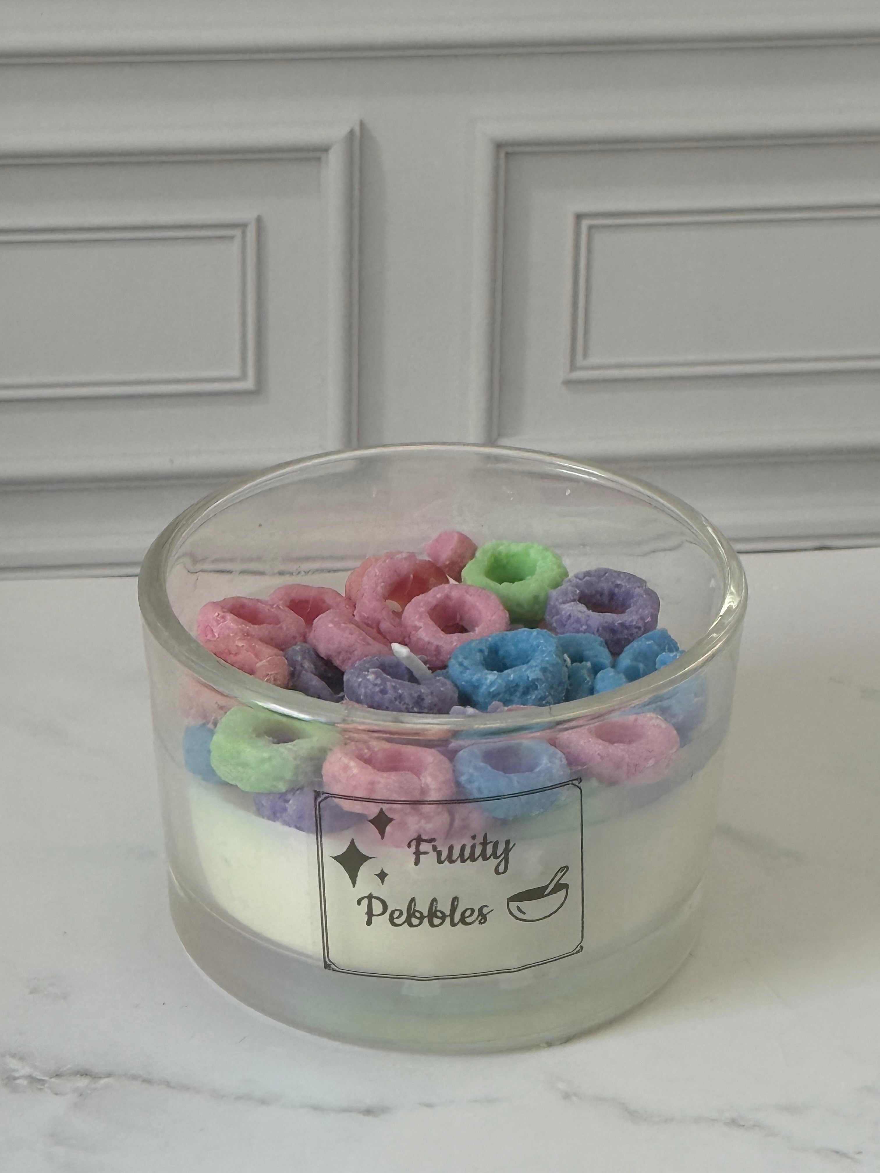 4oz Fruity pebble candle